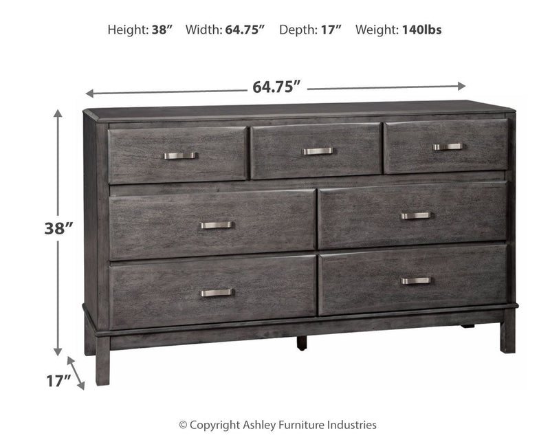 Ashley Caitbrook Dresser in Gray-Washburn's Home Furnishings