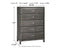 Ashley Caitbrook Five Drawer Chest in Gray-Washburn's Home Furnishings