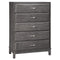 Caitbrook - Gray - Five Drawer Chest-Washburn's Home Furnishings