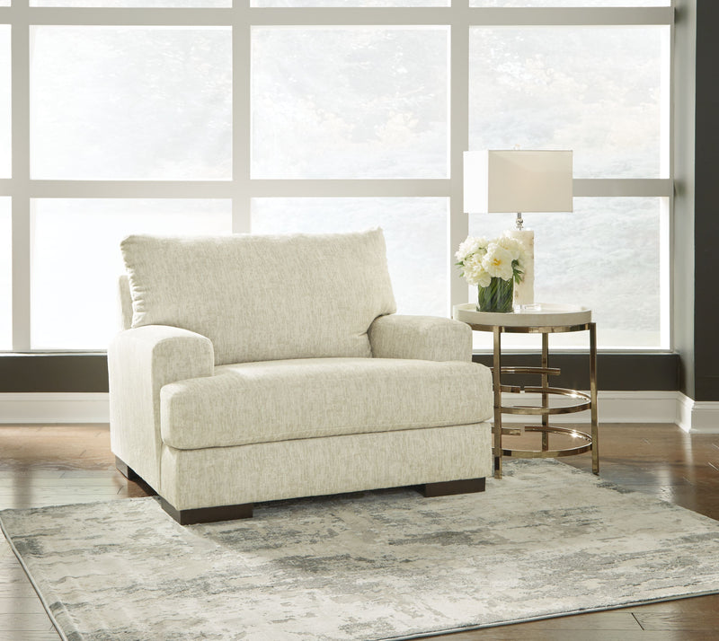 Ashley Caretti Chair & A Half in Parchment-Washburn's Home Furnishings