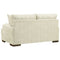 Caretti - Parchment - Loveseat-Washburn's Home Furnishings