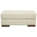 Ashley Caretti Ottoman in Parchment-Washburn's Home Furnishings