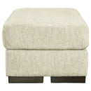 Ashley Caretti Ottoman in Parchment-Washburn's Home Furnishings