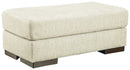 Ashley Caretti Ottoman in Parchment-Washburn's Home Furnishings