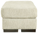 Ashley Caretti Ottoman in Parchment-Washburn's Home Furnishings