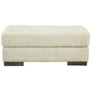 Caretti - Parchment - Ottoman-Washburn's Home Furnishings