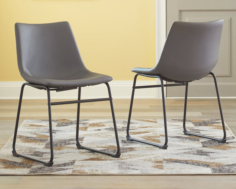 Ashley Centiar Dining Upholstered Side Chair in Gray-Washburn's Home Furnishings