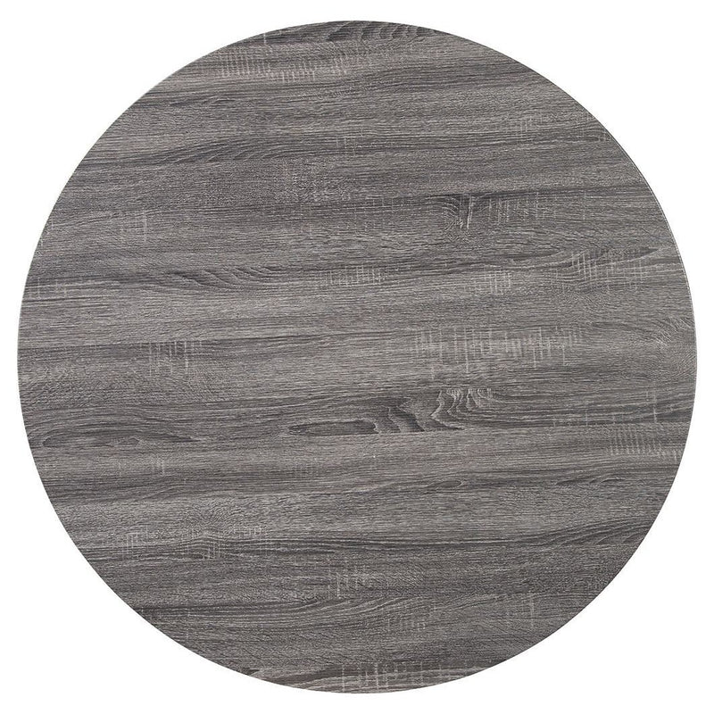 Ashley Centiar Round Dining Room Table in Black / Gray-Washburn's Home Furnishings