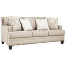 Claredon - Pearl Silver - Sofa-Washburn's Home Furnishings