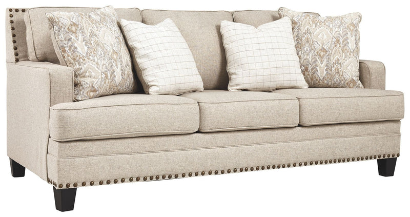 Ashley Claredon Sofa in Linen-Washburn's Home Furnishings