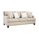 Ashley Claredon Sofa in Linen-Washburn's Home Furnishings