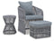 Ashley Coast Island Outdoor Chair w/Ottoman & Side Table (Set of 3)-Washburn's Home Furnishings