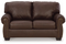 Ashley Colleton Loveseat in dark brown-Washburn's Home Furnishings