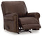 Ashley Colleton recliner in dark brown-Washburn's Home Furnishings