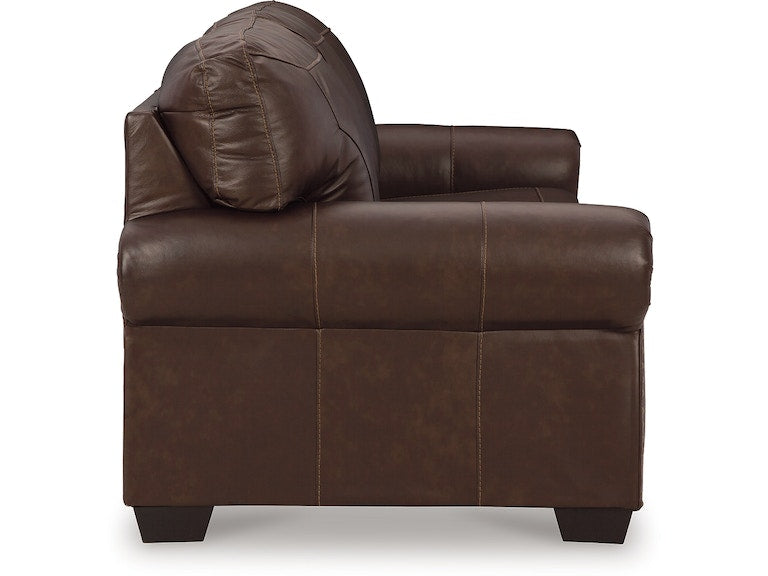 Ashley Colleton sofa in dark brown-Washburn's Home Furnishings