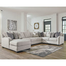 Dellara - Chalk - Left Arm Facing Chaise 5 Pc Sectional-Washburn's Home Furnishings