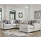 Dellara - Chalk - Left Arm Facing Loveseat 4 Pc Sectional-Washburn's Home Furnishings