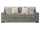 Ashley Dunmor Sofa in Graphite-Washburn's Home Furnishings