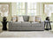 Ashley Dunmor Sofa in Graphite-Washburn's Home Furnishings