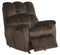 Ashley Foxfield Rocker Recliner in Chocolate-Washburn's Home Furnishings