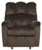 Ashley Foxfield Rocker Recliner in Chocolate-Washburn's Home Furnishings