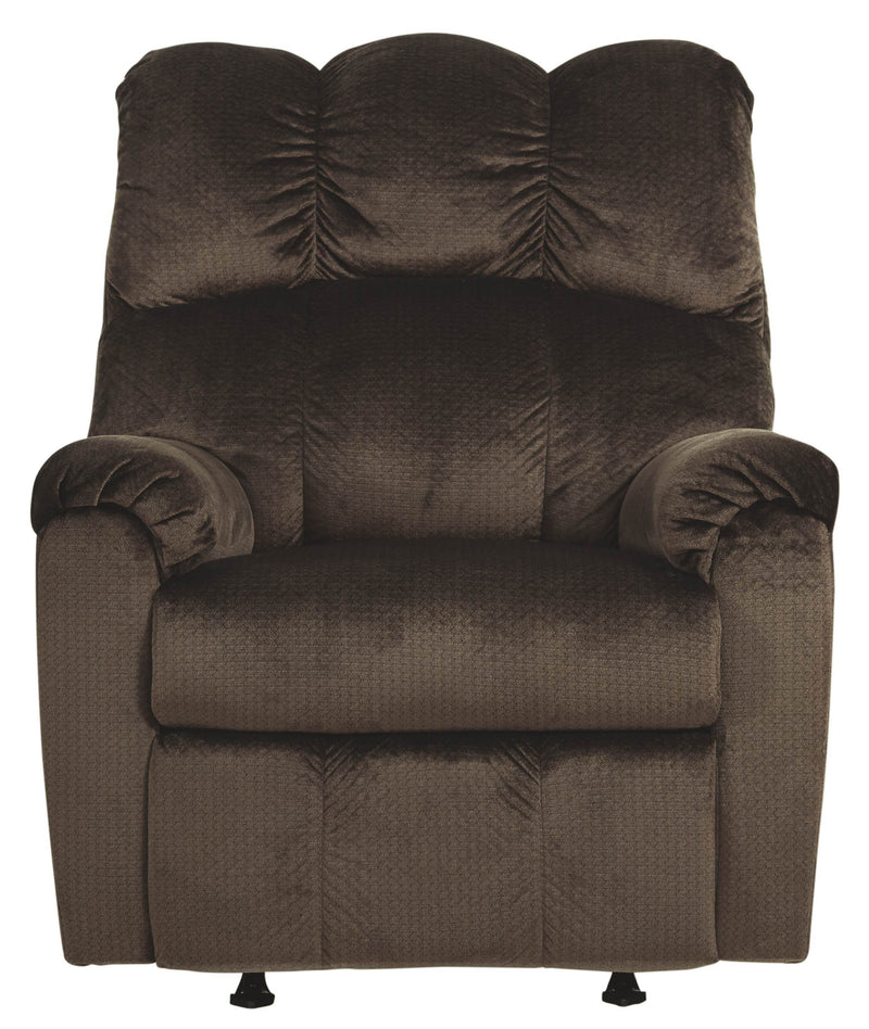 Ashley Foxfield Rocker Recliner in Chocolate-Washburn's Home Furnishings