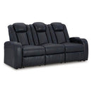 Ashley Fyne-Dyme Dual Power Reclining Sofa w/Adjustible Headrest-Washburn's Home Furnishings