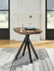 Ashley Haileeton Round End Table -Brown/Black-Washburn's Home Furnishings