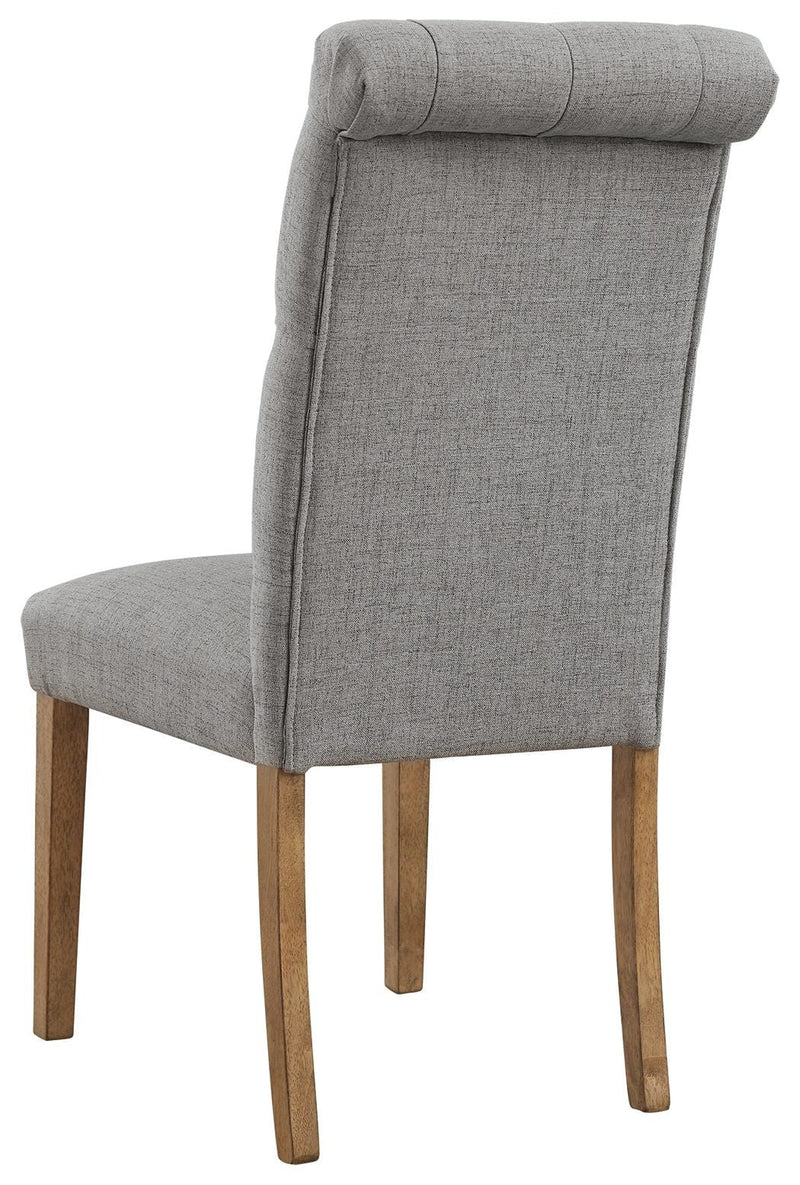 Harvina - Gray - Dining Uph Side Chair (2/cn)-Washburn's Home Furnishings