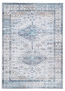 Ashley Hebruns Large Rug 8' x 10' in Multi Gray/Blue-Washburn's Home Furnishings