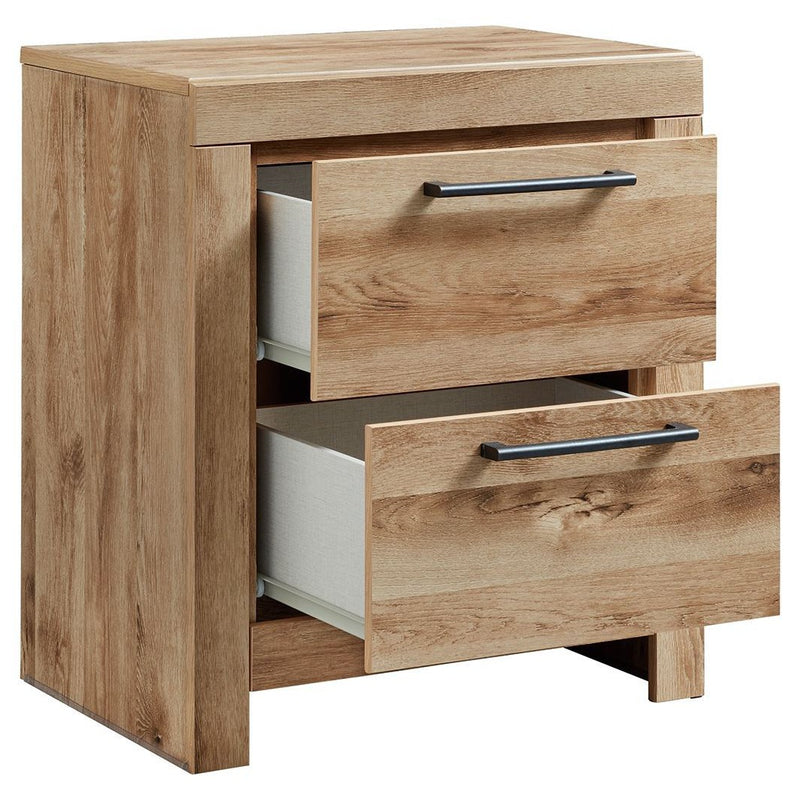 Hyanna - Tan - Two Drawer Night Stand-Washburn's Home Furnishings