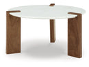 Ashley Isanti Round Cocktail Table-Washburn's Home Furnishings