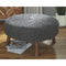 Jassmyn - Charcoal - Oversized Accent Ottoman-Washburn's Home Furnishings