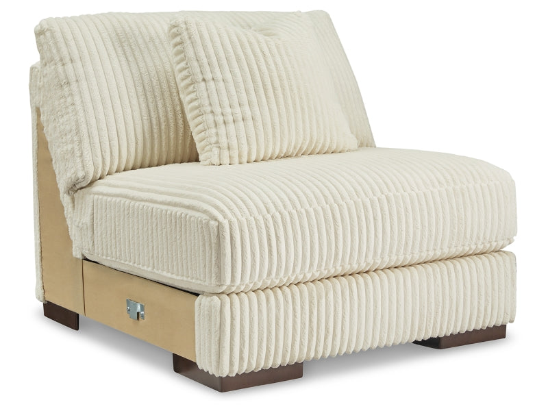 Ashley Lindyn 4 Pc Sectional w/Right Chaise in Ivory NO ottoman-Washburn's Home Furnishings