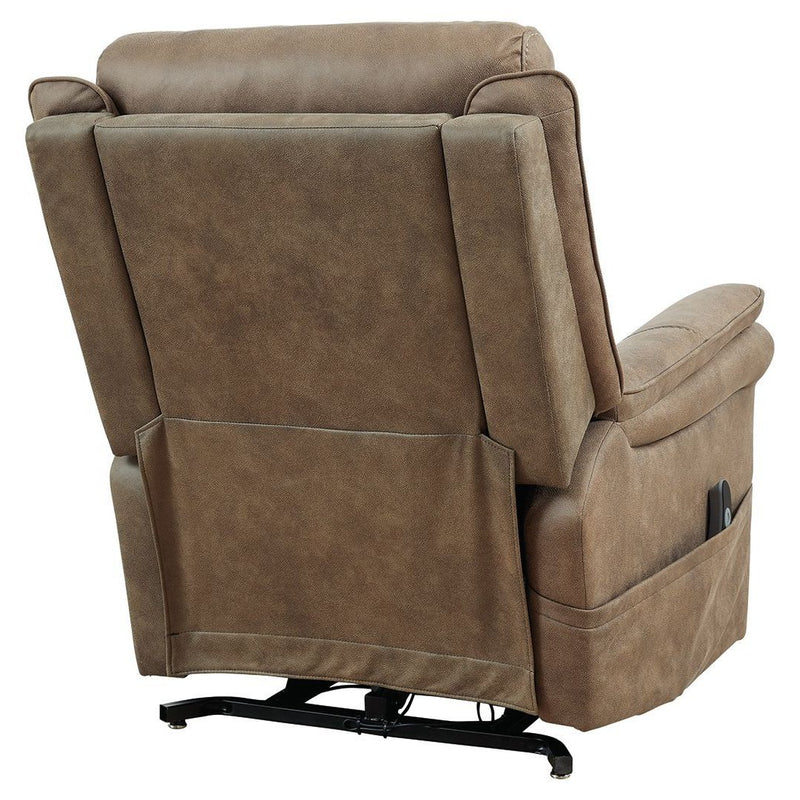 Ashley Lorreze Power Lift Recliner in Driftwood-Washburn's Home Furnishings