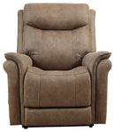 Ashley Lorreze Power Lift Recliner in Driftwood-Washburn's Home Furnishings