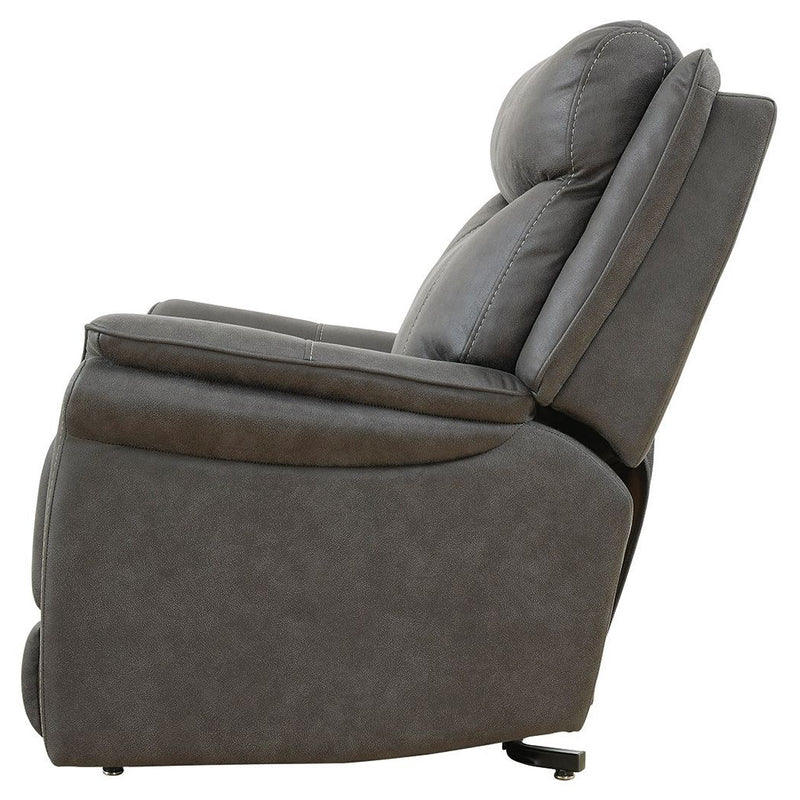 Ashley Lorreze Power Lift Recliner in Steel-Washburn's Home Furnishings