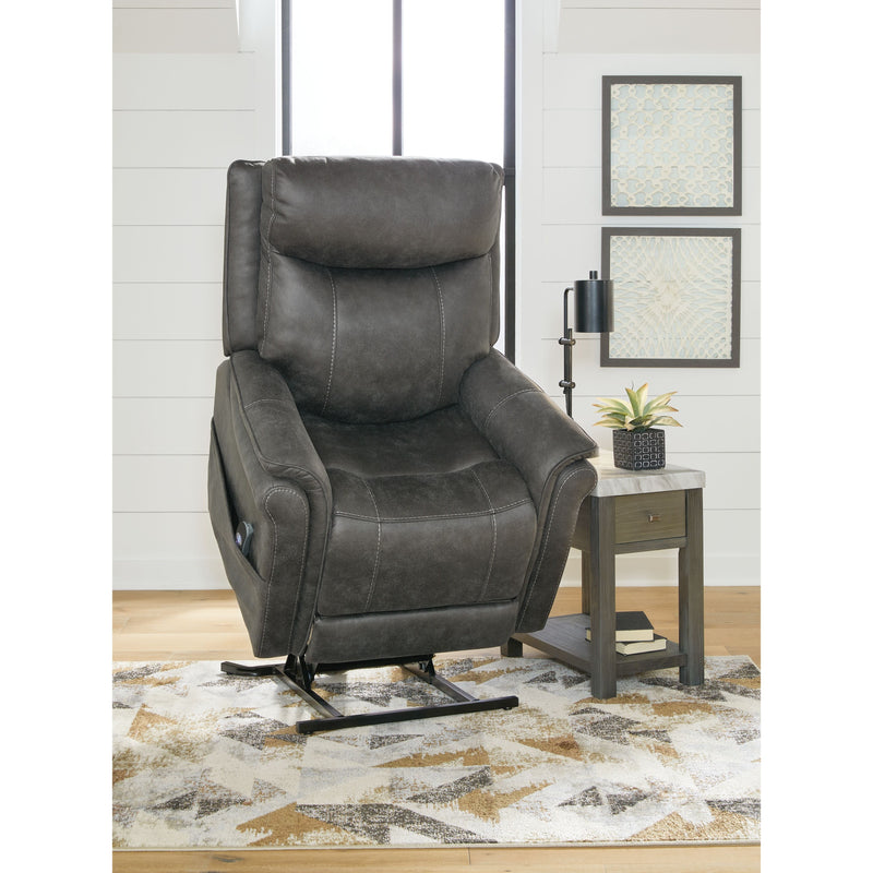 Ashley Lorreze Power Lift Recliner in Steel-Washburn's Home Furnishings