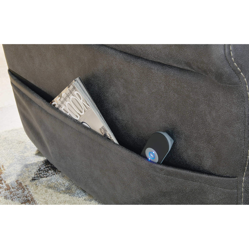 Ashley Lorreze Power Lift Recliner in Steel-Washburn's Home Furnishings