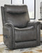 Ashley Lorreze Power Lift Recliner in Steel-Washburn's Home Furnishings