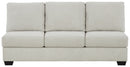 Ashley Lowder Armless Sofa in Stone-Washburn's Home Furnishings