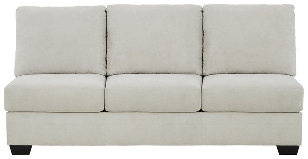 Ashley Lowder Armless Sofa in Stone-Washburn's Home Furnishings