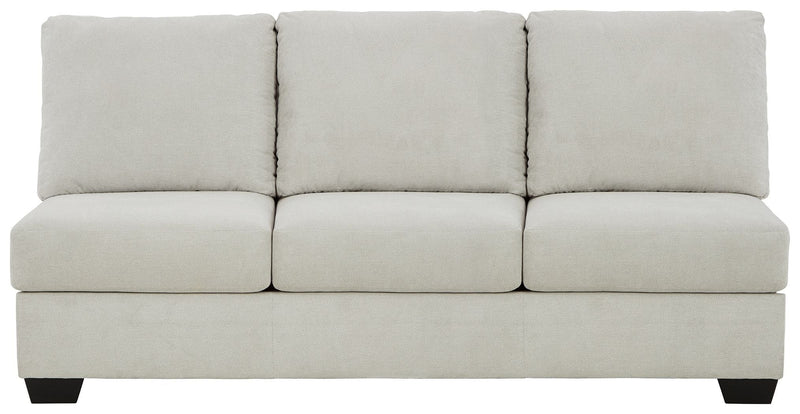 Ashley Lowder Armless Sofa in Stone-Washburn's Home Furnishings