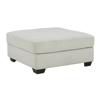 Lowder - Stone - Oversized Accent Ottoman-Washburn's Home Furnishings