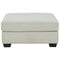 Lowder - Stone - Oversized Accent Ottoman-Washburn's Home Furnishings