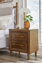 Ashley Lyncott Nightstand in brown-Washburn's Home Furnishings