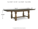 Ashley Markenburg Rectangle Extension Dining Table-Washburn's Home Furnishings