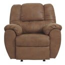 Ashley Mcgann Rocker Recliner in Light Brown-Washburn's Home Furnishings