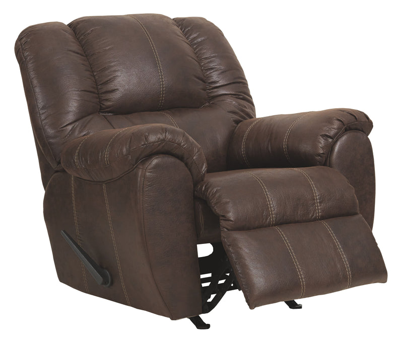 Ashley Mcgann Rocker Recliner in Walnut-Washburn's Home Furnishings