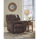 Ashley McGann - Walnut - Rocker Recliner-Washburn's Home Furnishings